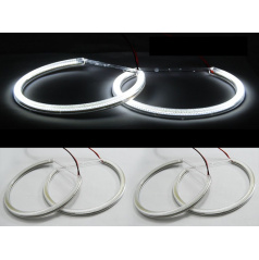 SMD Angel Eyes 4 krúžky pre BMW E46 bez xenon svetiel (130 diód na jednom krúžku)