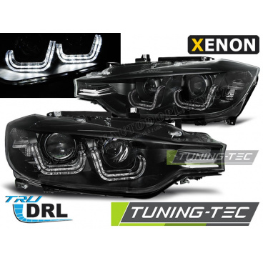 BMW F30, F31 10.2011- predné číre svetlá black U-LED BAR HID (LPBMF4) BMW F30, F31 10.2011- predné číre svetlá black U-LED BAR HID (LPBMF4)