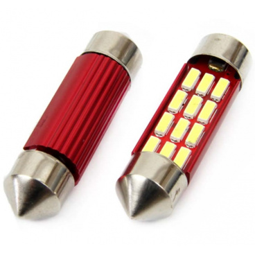 Žiarovky sulfit VERTEX CANBUS 12 SMD 4014 Festoon 36mm White 12V/24V II Žiarovky sulfit VERTEX CANBUS 12 SMD 4014 Festoon 36mm White 12V/24V II