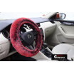 Poťah volantu červený chlp 37-39 cm
