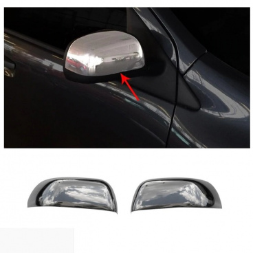 Nerez kryty zrkadiel Omtec leštené Dacia Duster 2010-12, Lodgy 2012+, Dokker 2012+