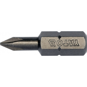 Bit krížový 1/4" PH0 x 25 mm 10 ks Bit krížový 1/4" PH0 x 25 mm 10 ks