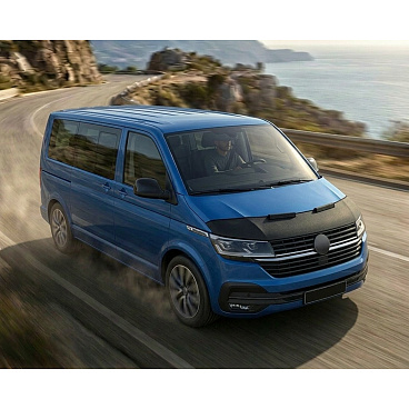 Převlek přední části kapoty černý  karbon VW Transporter T6