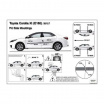 Ochranné bočné lišty na dvere, Toyota Corolla (E160), 2012+, Sedan