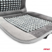 Mata na sedadlo kresla korálková šedá korálky do auta 45x120cm CSM-17 AMIO-04430