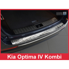 Nerez kryt-ochrana prahu zadného nárazníka Kia Optima IV Kombi 2016+