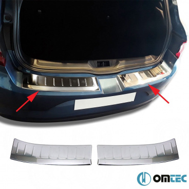 Nerez kryt zadného nárazníka Renault Megane 2016-22 Nerez kryt zadného nárazníka Renault Megane 2016-22