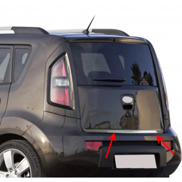 Nerez spodná lišta kufra Kia Soul 2008-13 Nerez spodná lišta kufra Kia Soul 2008-13