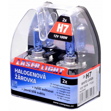 Žiarovka white laser H7 100 W Žiarovka white laser H7 100 W