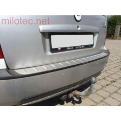 Prah piatych dverí s výstupky, ABS-strieborný, Škoda Octavia I Combi