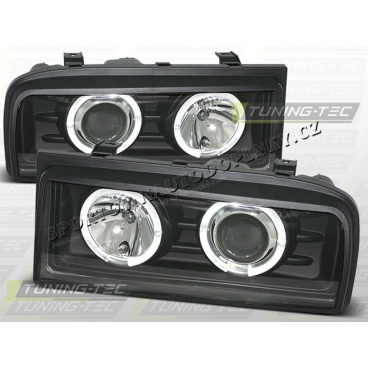 VW Corrado 1988-95 predné číre svetlá Angel Eyes black (LPVW36) VW Corrado 1988-95 predné číre svetlá Angel Eyes black (LPVW36)