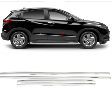 Nerez lišty bočných dverí Honda HR-V 2015-21 Nerez lišty bočných dverí Honda HR-V 2015-21