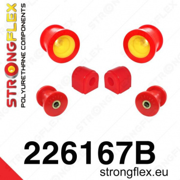 Audi S3 2006 -... Strongflex zostava silentblokov len pre prednú nápravu 6 ks