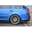 Bočné difúzory pod zadný nárazník pre Škoda Octavia RS Facelift Mk2, Maxton Design (čierny lesklý plast ABS)
