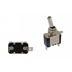 Prepínač Toggle Chrome typ.2 Led Biela