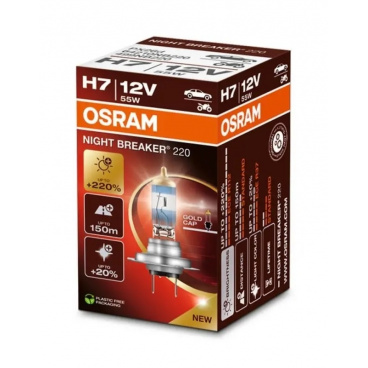 Halogénová žiarovka H7 Osram NIGHT BREAKER LASER 12V +220% 1 ks Halogénová žiarovka H7 Osram NIGHT BREAKER LASER 12V +220% 1 ks