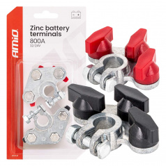 Zinkované svorky batérie 800A 2 ks. AMIO-04391