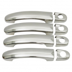 Nerez kryty kľučiek Omtec VW Transporter T5, T6, Caddy, Touran 8 ks (zatváranie všetkých dverí)