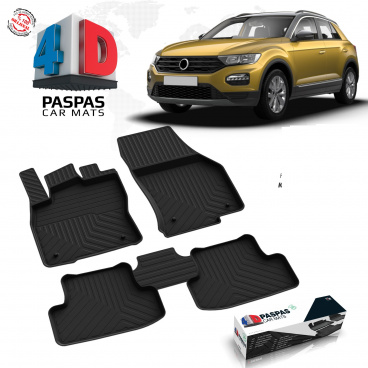 Gumový set 4D najkvalitnejších presných autokobercov VW T-Roc 2017+ Gumový set 4D najkvalitnejších presných autokobercov VW T-Roc 2017+