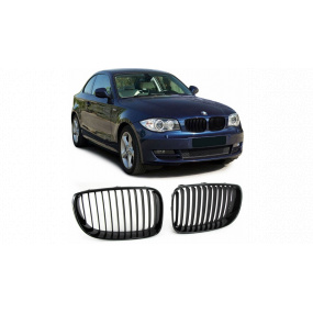Mriežka BMW 1 E81 E82 E87 E88 Facelift jednotlivé lamely Matná čierna