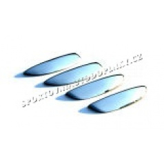 Dacia Logan - nerez chróm kryty kľučiek Omsa Line - skladom