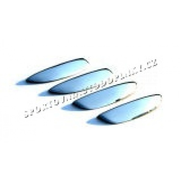 Dacia Logan - nerez chróm kryty kľučiek Omsa Line - skladom