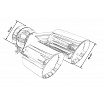 Koncovka tlmiča 89mmx2 vstup 76mm Leštená Sada