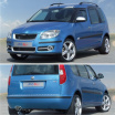 Ochranné lišty predného a zadného nárazníka, Škoda Roomster & Facelift 2010