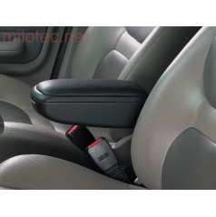 Lakťová opierka Milotec - čierna koža, Škoda Fabia II