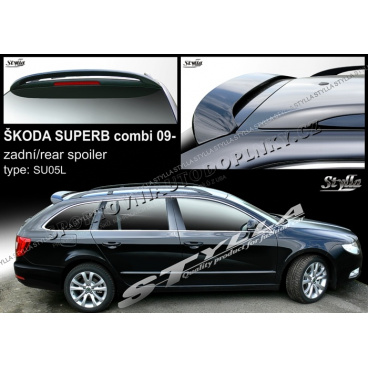 Škoda Superb combi 2009- zadný spoiler (EÚ homologácia) Škoda Superb combi 2009- zadný spoiler (EÚ homologácia)