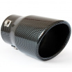 Športová nerezová koncovka výfuku karbón 90 mm