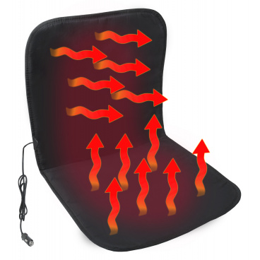 Vyhrievaný poťah sedadla čierny Vyhrievaný poťah sedadla čierny