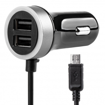 Autonabíjačka PCH PRO-01 microUSB + 2x USB 2.4A 12V 24V