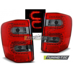 Chrysler Jeep Grand Cherokee 1999-05.2005 zadné lampy red smoke LED (LDCH09)