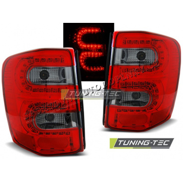 Chrysler Jeep Grand Cherokee 1999-05.2005 zadné lampy red smoke LED (LDCH09)