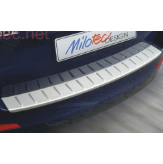 Prah piatych dverí s výstupkami - strieborný matný - Škoda Octavia III Combi, od r.v. 2013