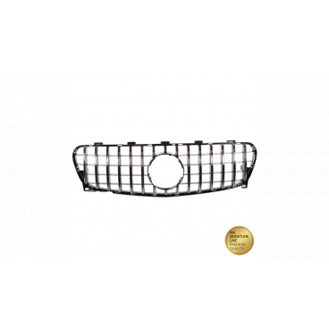 Gril Mercedes-Benz GLA X156 Facelift GT Chróm & Čierny Gril Mercedes-Benz GLA X156 Facelift GT Chróm & Čierny