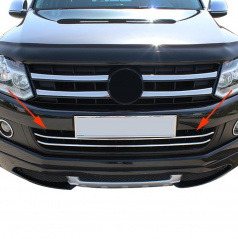 Nerez mriežky do originálneho predného nárazníka VW Amarok 2 ks