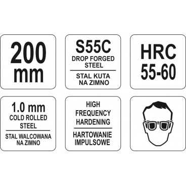 Nůžky na plech 200 mm rovné Nůžky na plech 200 mm rovné