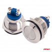 Plochý okrúhly oceľový momentový spínač 19mm 5A 12/230V AMIO-04436