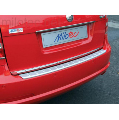 Prah piatych dverí s výstupkami, ABS-strieborný, Škoda Octavia II. Scout Combi