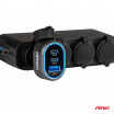 Rýchla nabíjačka do auta 85W QC3.0 PD65W PD20W 2x USB-C 1x USB-A AMIO-04177