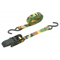 Popruh s ráčnou a háky 1ks 250daN 25mm x 5m KAMU