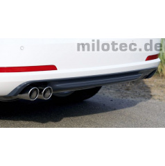 Difúzor zadného nárazníka - ABS, ASA čierny, Škoda Octavia II RS Limousine, Combi