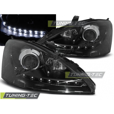 Ford Focus 11.2001-10.2004 predné číre svetlá daylight black (LPFO48)