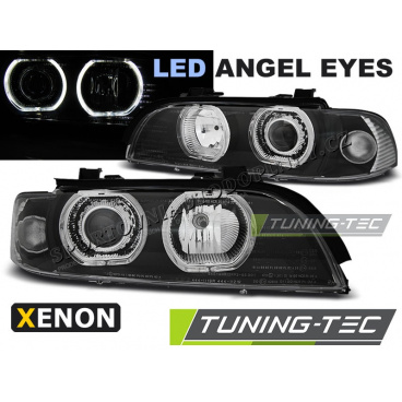 BMW E39 09.1995-06.2003 predné číre svetlá Angel Eyes LED D2S/H7 black (LPBME2) BMW E39 09.1995-06.2003 predné číre svetlá Angel Eyes LED D2S/H7 black (LPBME2)