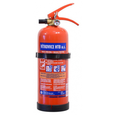 Hasiaci prístroj práškový ABC 2 kg Hasiaci prístroj práškový ABC 2 kg