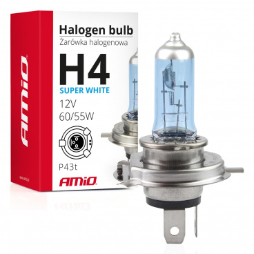 Halogénová žiarovka H4 12V 60/55W Vertex Super White