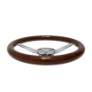 Volant 350mm Drevo Strieborný