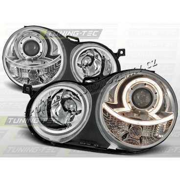 VW Polo 9N 2001-05 Predné číre svetlá Angel Eyes chrome (LPVW58) VW Polo 9N 2001-05 Predné číre svetlá Angel Eyes chrome (LPVW58)